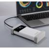 VOLTCRAFT UC-1C1A100W03 USB nabíječka, 1x USB-C®, 1x USB A , 100 W, Power Delivery 3.0, čistě bílá