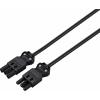 Sygonix SY-6676364 prodlužovací kabel černá 5 m