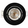 Sygonix SY-6417590 LED vestavné svítidlo, LED, GU10, 3 W, černá, sada 3 ks