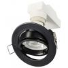 Sygonix SY-6417590 LED vestavné svítidlo, LED, GU10, 3 W, černá, sada 3 ks