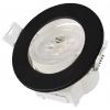 Sygonix SY-6418010 LED vestavné svítidlo, LED, LED, 5.5 W, černá, sada 3 ks