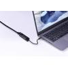 Renkforce USB-C®, RJ45 adaptér [1x USB-C® USB 3.2 (Gen 1) - 1x RJ45 zásuvka] RF-USBCA-200 15 cm PVC plášť