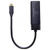 Renkforce USB-C®, RJ45 adaptér [1x USB-C® USB 3.2 (Gen 1) - 1x RJ45 zásuvka] RF-USBCA-200 15 cm PVC plášť