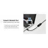 Renkforce USB-C®, RJ45 adaptér [1x USB-C® USB 3.2 (Gen 1) - 1x RJ45 zásuvka] RF-USBCA-200 15 cm PVC plášť