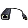 Renkforce USB-C®, RJ45 adaptér [1x USB-C® USB 3.2 (Gen 1) - 1x RJ45 zásuvka] RF-USBCA-200 15 cm PVC plášť