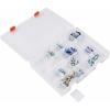 TRU COMPONENTS krabička na malé součástky (d x š x v) 250 x 190 x 40 mm přihrádek: 36 variabilní rozčlenění, Vč. rukojeti Obsah 1 ks
