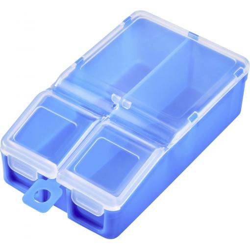 TRU COMPONENTS TC-ERB-9055 krabička na malé součástky (d x š x v) 113 x 60 x 30 mm přihrádek: 2 variabilní rozčlenění Obsah 1 ks