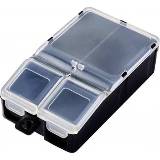 TRU COMPONENTS TC-ERB-9057 krabička na malé součástky (d x š x v) 113 x 60 x 30 mm přihrádek: 2 variabilní rozčlenění Obsah 1 ks