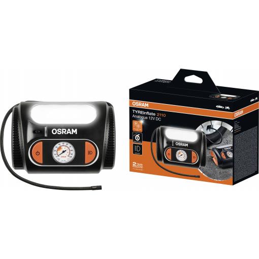 Osram Automotive TYREinflate 2110, OTI2110, kompresor, analogový manometr