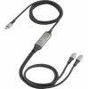 Renkforce USB-C® Y-kabel USB 2.0 USB-C ® zástrčka 1.50 m černá RF-6721084