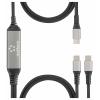 Renkforce USB-C® Y-kabel USB 2.0 USB-C ® zástrčka 1.50 m černá RF-6721084