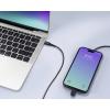Renkforce USB kabel USB 2.0 USB-C ® zástrčka, USB-C ® zástrčka 1.00 m černá Konektor otočený o 180° RF-6721078
