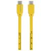 Renkforce USB kabel USB 2.0 USB-C ® zástrčka, USB-C ® zástrčka 1.00 m žlutá Rozměr potisku (metrický) RF-6721074