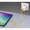 Renkforce USB kabel USB 2.0 USB-C ® zástrčka, USB-A zástrčka 1.00 m žlutá Rozměr potisku (metrický) RF-6721076