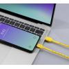 Renkforce USB kabel USB 2.0 USB-C ® zástrčka, USB-A zástrčka 1.00 m žlutá Rozměr potisku (metrický) RF-6721076