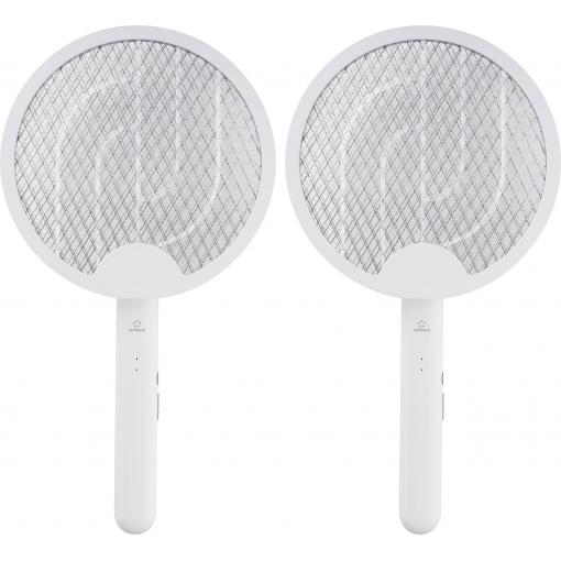 Renkforce RF-EFS-100 RF-6730842 plácačka na hmyz mřížka pod napětím, UV světlo (š x v x h) 430 x 230 x 46 mm bílá 2 ks