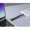 Renkforce USB kabel USB 2.0 0.15 m černá flexibilní provedení, s LED RF-6738048