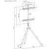 SpeaKa Professional SP-TVS-800 TV stojan 114,3 cm (45) - 165,1 cm (65) podlahový stojan