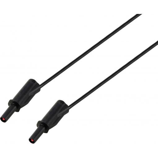 VOLTCRAFT | Měřicí vodič 4 mm | černý 2,5, mm² CAT IV 600 V 32 A