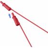 VOLTCRAFT | Měřicí vodič 4 mm | červený 2,5 mm,² CAT IV 600 V 32 A