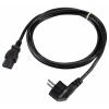 Sygonix SY-6733072 IEC kabel černá 2 m zablokovatelný