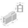 Vogt Verbindungstechnik 3938z2pa Izolační dutinka bílá 0.50 mm² 1 mm² 1 ks