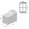 Vogt Verbindungstechnik 3938z4pa Izolační dutinka bílá 0.50 mm² 1 mm² 1 ks