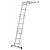 TOOLCRAFT TO-10104645 hliník víceúčelový žebřík skládací max.prac. výška: 4.3 m stříbrná 15.7 kg