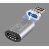Renkforce USB-C®, Apple iPad/iPhone/iPod adaptér [1x USB-C® zásuvka - 1x dokovací zástrčka Apple Lightning] magnetická zástrčka