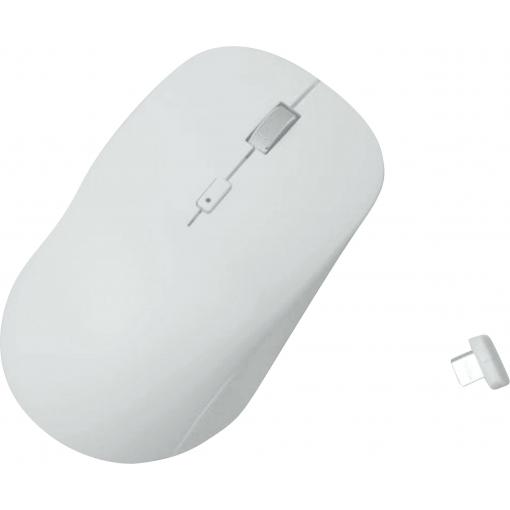 Matias M5DCW Wireless USB-C® Mouse optická myš, přenos bezdrátový, 4 tlačítko, 1000 dpi, 1600 dpi, bílá