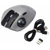Renkforce RF-WLEM-500 optická Trackball, přenos bezdrátový, bezdrátový, Bluetooth®, 7 tlačítko, 400 dpi, 800 dpi, 1600 dpi, 2400 dpi, 4800 dpi, šedá, černá