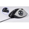 Renkforce RF-WLEM-500 optická Trackball, přenos bezdrátový, bezdrátový, Bluetooth®, 7 tlačítko, 400 dpi, 800 dpi, 1600 dpi, 2400 dpi, 4800 dpi, šedá, černá