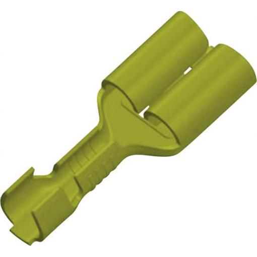 Vogt Verbindungstechnik 3831h08.60 faston zásuvka odolný proti vibracím Šířka zástrčky: 6.3 mm Tloušťka konektoru: 0.8 mm 180 ° bez izolace mosaz 1 ks