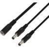 TRU COMPONENTS TC-13232704 DC konektor zásuvka - Zástrčka 5.5 mm 2.1 mm 41.2 cm 1 ks