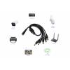 TRU COMPONENTS TC-13232716 DC konektor zásuvka - Zástrčka 5.5 mm 2.1 mm 41.2 cm 1 ks