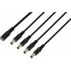 TRU COMPONENTS TC-13232712 DC konektor zásuvka - Zástrčka 5.5 mm 2.1 mm 41.2 cm 1 ks