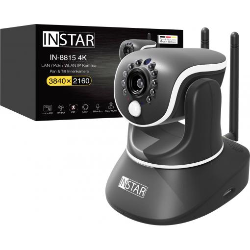INSTAR IN-8815 4K POE/WLAN schwarz 18005 IP bezpečnostní kamera