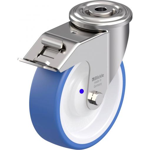 Blickle 942121 LEXR-POTHS 125XKA-FI Nerezové otočné pojezdové kolečko Ø kola: 125 mm nosnost (max.): 150 kg 1 ks