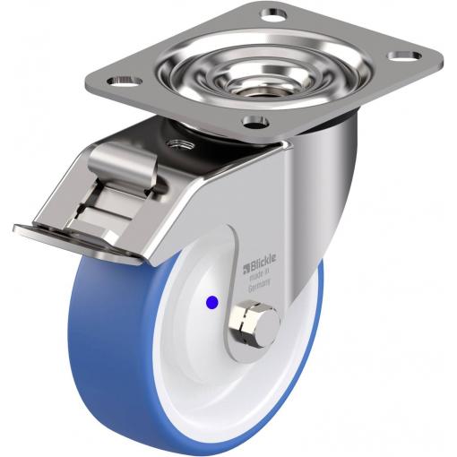 Blickle 942093 LEX-POTHS 100XKA-FI Nerezové otočné pojezdové kolečko Ø kola: 100 mm nosnost (max.): 150 kg 1 ks
