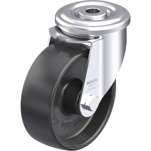 Blickle 498717 LER-PP 100G Otočné pojezdové kolečko z ocelového plechu Ø kola: 100 mm nosnost (max.): 150 kg 1 ks