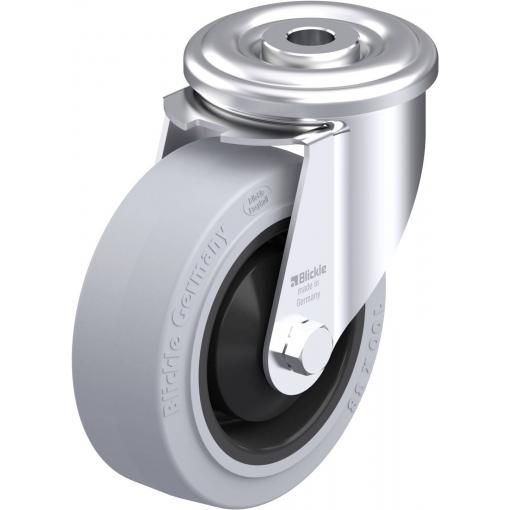 Blickle 649285 LER-POEV 100KA-SG Otočné pojezdové kolečko z ocelového plechu Ø kola: 100 mm nosnost (max.): 150 kg 1 ks