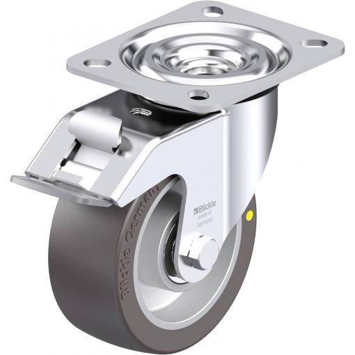 Blickle 887132 L-ALST 100K-FI-AS Otočné pojezdové kolečko z ocelového plechu Ø kola: 100 mm nosnost (max.): 250 kg 1 ks