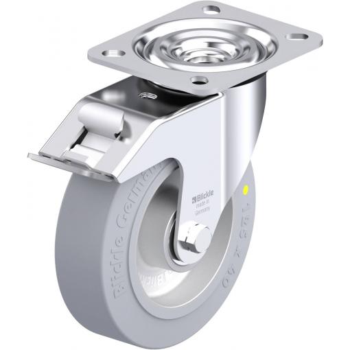 Blickle 913864 L-ALEV 125K-FI-SG-AS Otočné pojezdové kolečko z ocelového plechu Ø kola: 125 mm nosnost (max.): 250 kg 1 ks