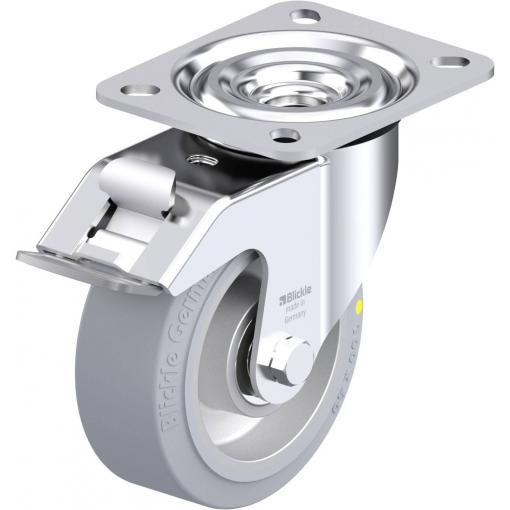 Blickle 917922 L-ALEV 100K-FI-SG-AS Otočné pojezdové kolečko z ocelového plechu Ø kola: 100 mm nosnost (max.): 200 kg 1 ks