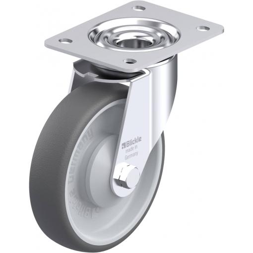 Blickle 846985 LE-PATH 160KA Otočné pojezdové kolečko z ocelového plechu Ø kola: 160 mm nosnost (max.): 300 kg 1 ks