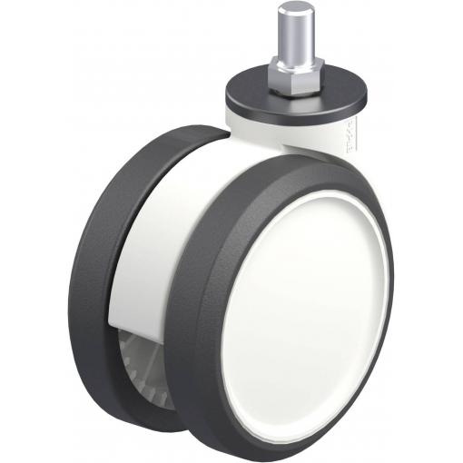 Blickle 763208 LKDG-PUA 100G Dvojité plastové otočné pojezdové kolečko Ø kola: 100 mm nosnost (max.): 110 kg 1 ks