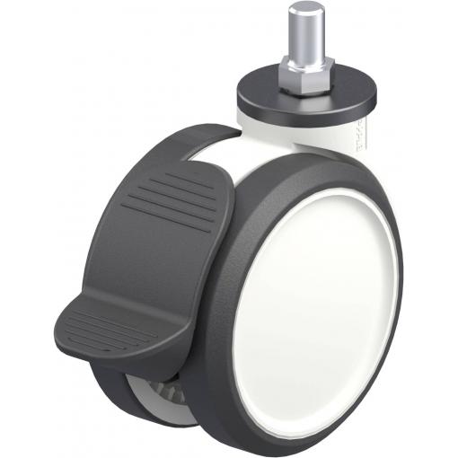 Blickle 763209 LKDG-PUA 100G-RA Dvojité plastové otočné pojezdové kolečko Ø kola: 100 mm nosnost (max.): 110 kg 1 ks
