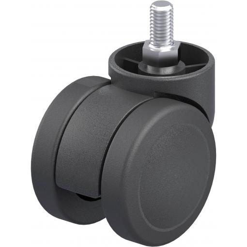 Blickle 759284 LKDB-PUA 50G Dvojité plastové otočné pojezdové kolečko Ø kola: 50 mm nosnost (max.): 50 kg 1 ks