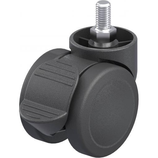 Blickle 759285 LKDB-PUA 50G-RA Dvojité plastové otočné pojezdové kolečko Ø kola: 50 mm nosnost (max.): 50 kg 1 ks