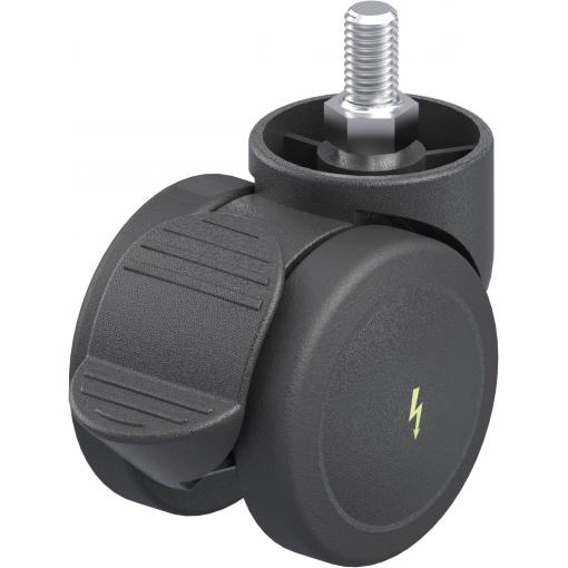 Blickle 849801 LKDB-PUA 50G-RA-ELS Dvojité plastové otočné pojezdové kolečko Ø kola: 50 mm nosnost (max.): 50 kg 1 ks